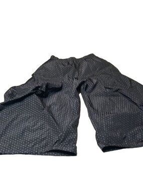 Dress To Kill Black Polka Dot Wide-Leg Pants Elastic Waist Womens Size L